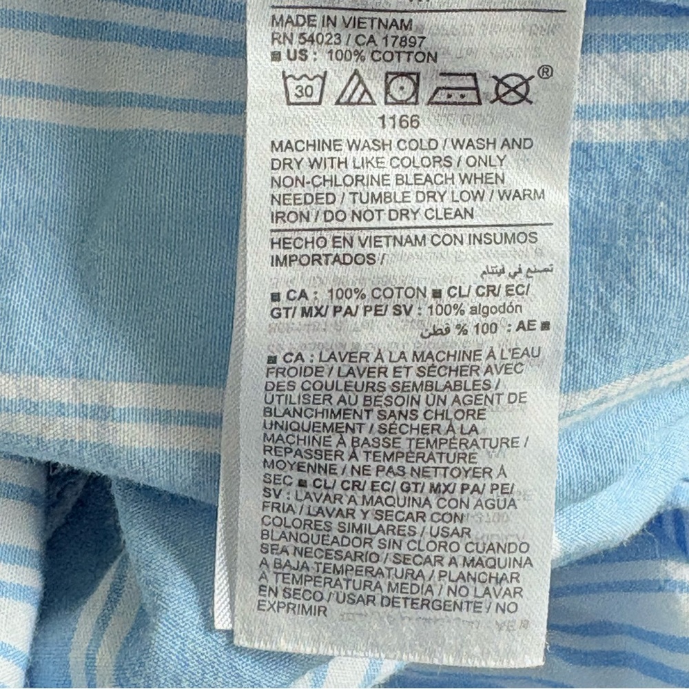 Old Navy Blue Striped Pajama Bottoms Medium - Picture 4 of 5